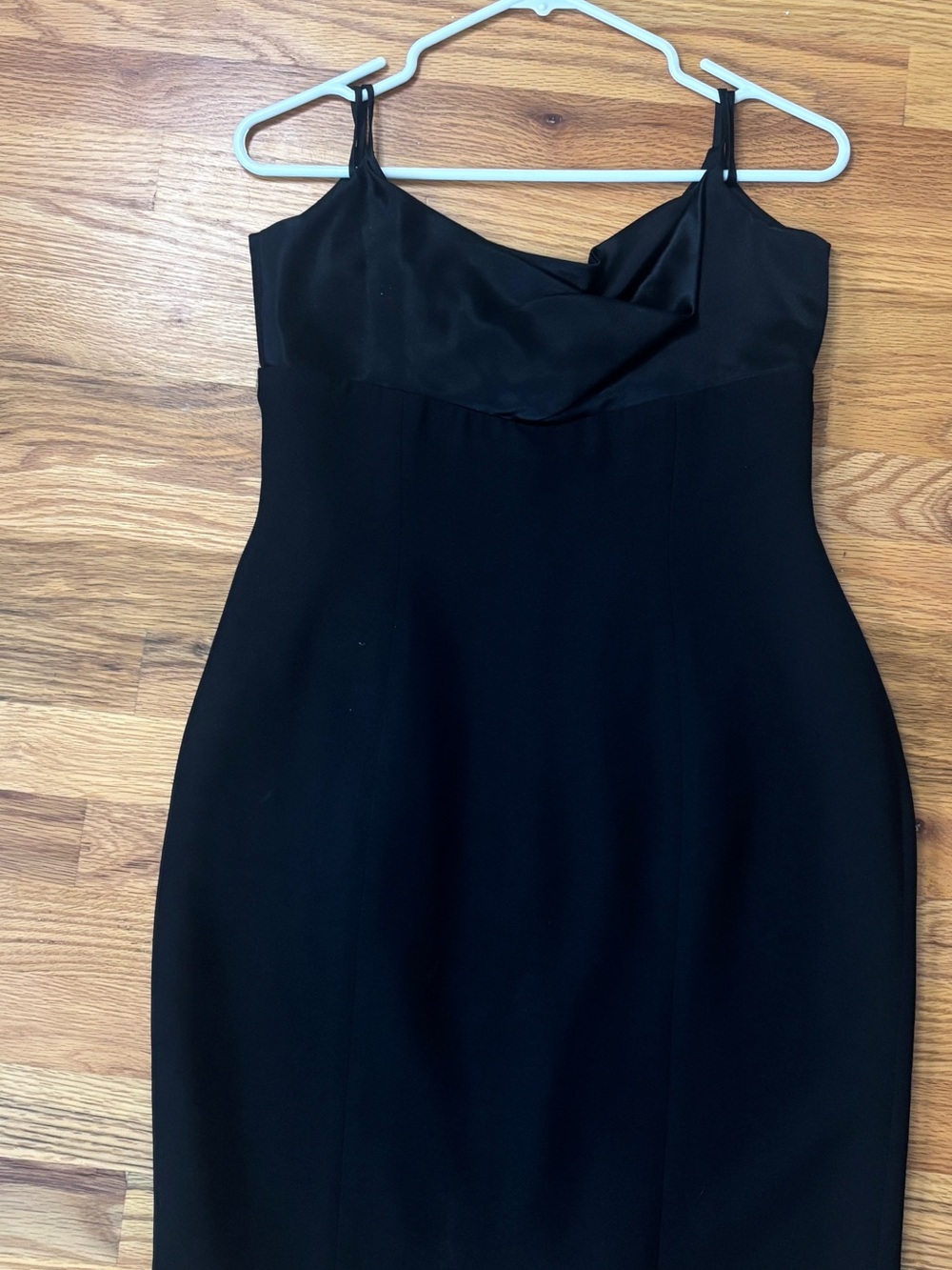 Jones New York Black Strapless Sheath Dress